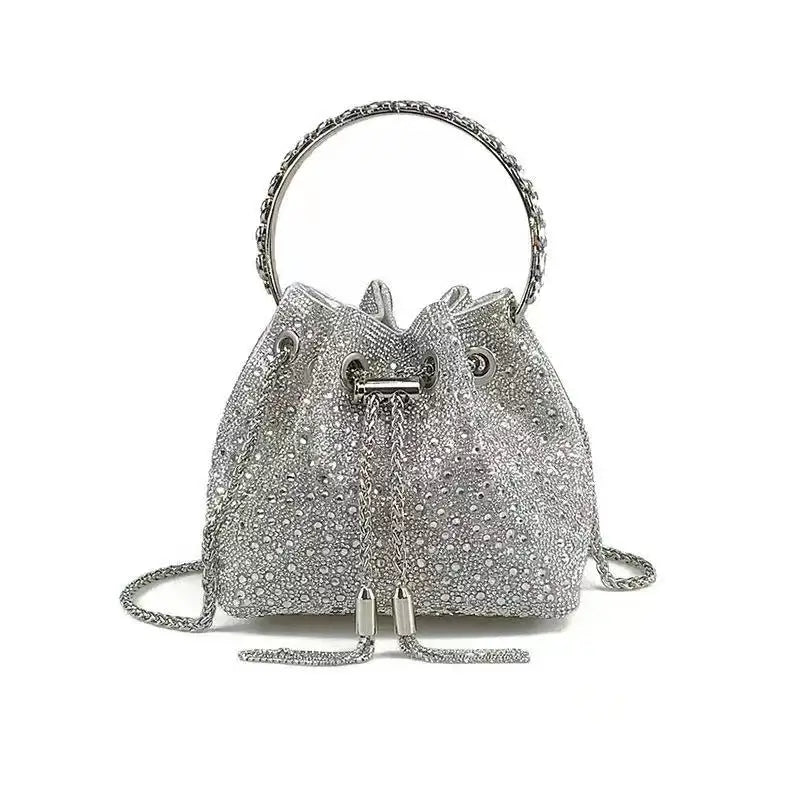 Luxury Rhinestone Crystal Evening Clutch Bag