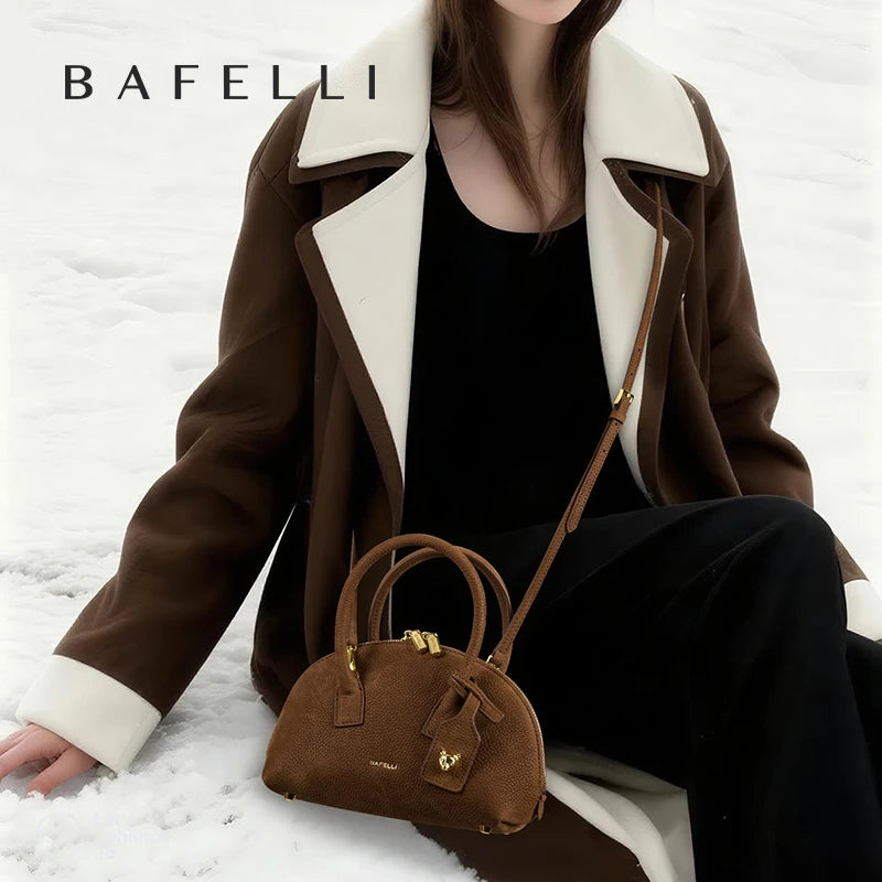 Premium Velvet Shine Leather Bowling Bag
