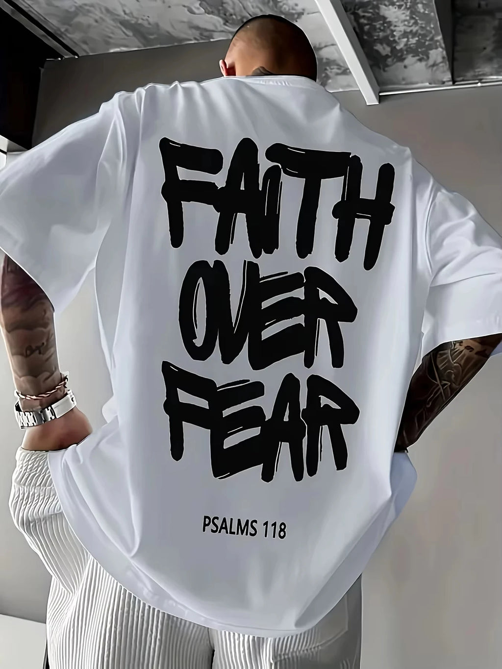 T-shirt FAITH OVER FEAR