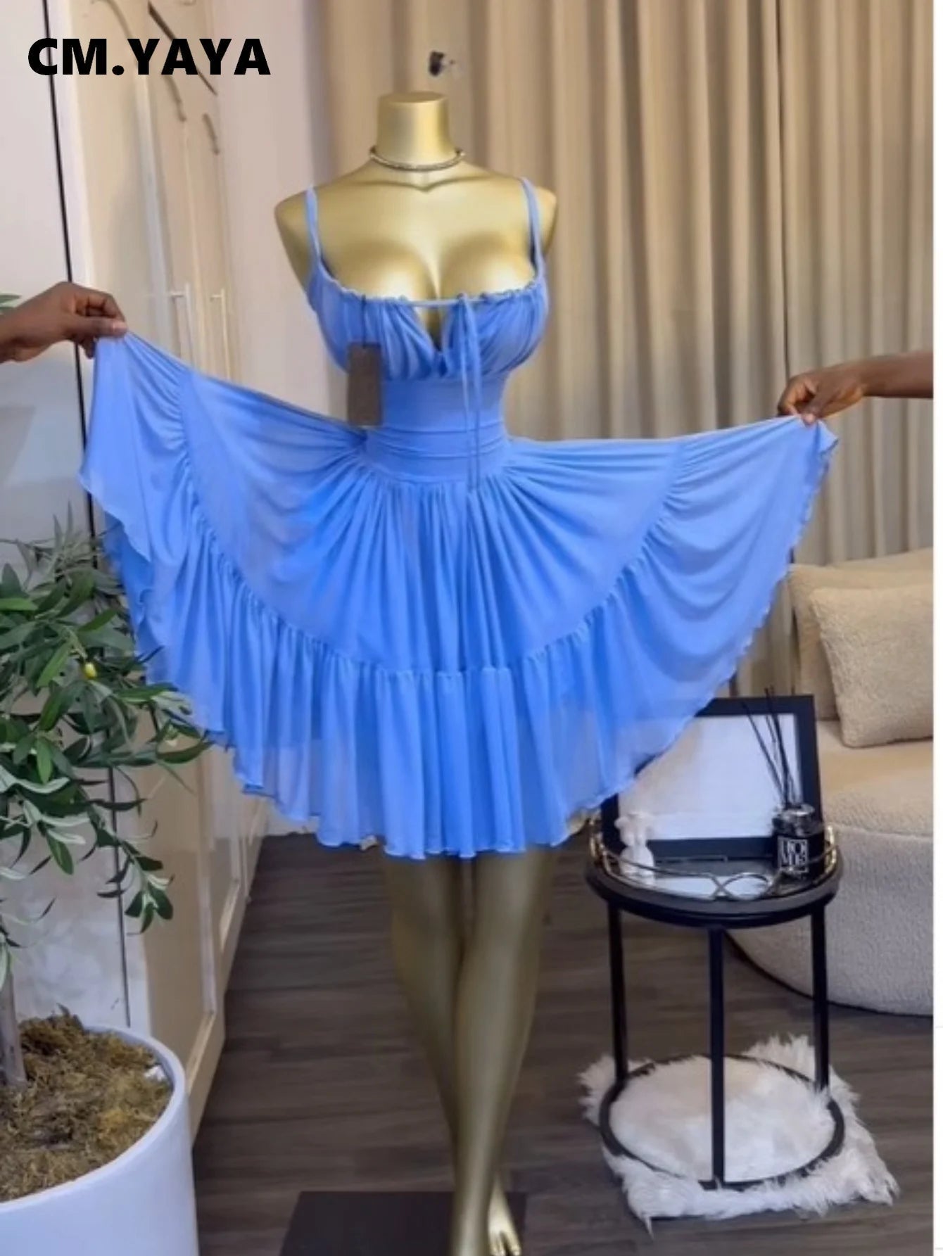Fairycore Tiered Ruffle Mini Dress