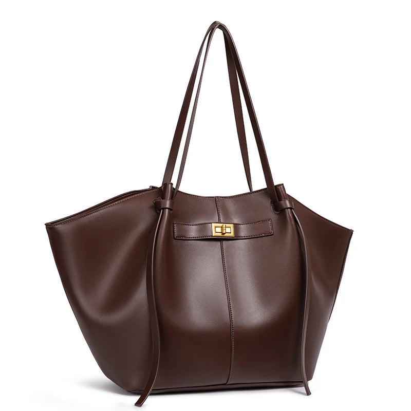 Bat-Shaped Large Capacity High Street Handbag