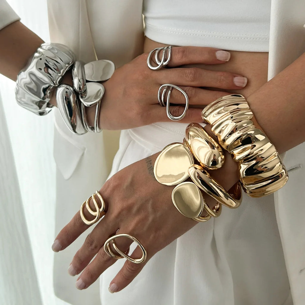 Sculptural Cuff Bracelet