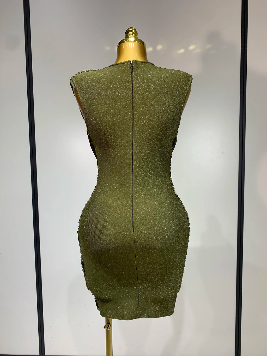 Sleeveless Tassel Elegant Bodycon Bandage Dress