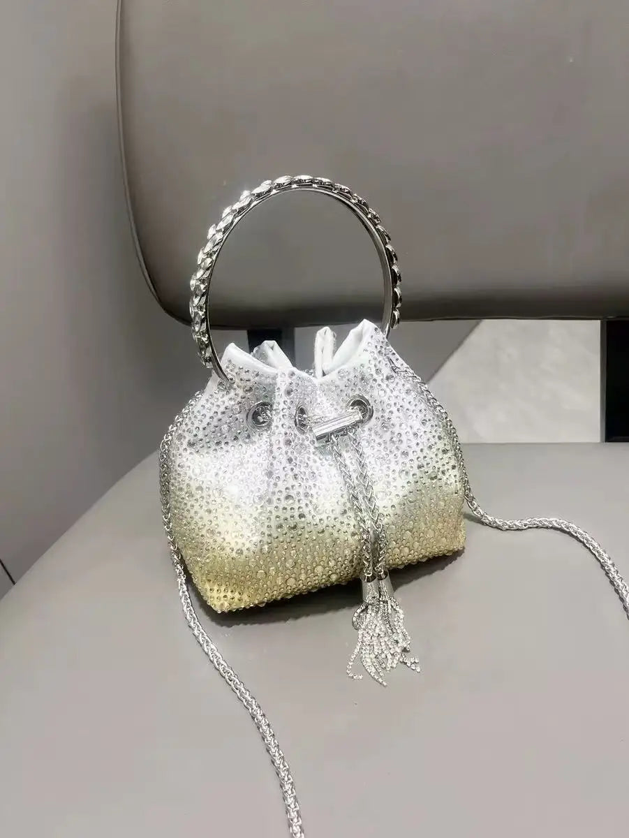 Luxury Rhinestone Crystal Evening Clutch Bag