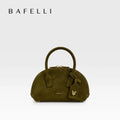 Premium Velvet Shine Leather Bowling Bag
