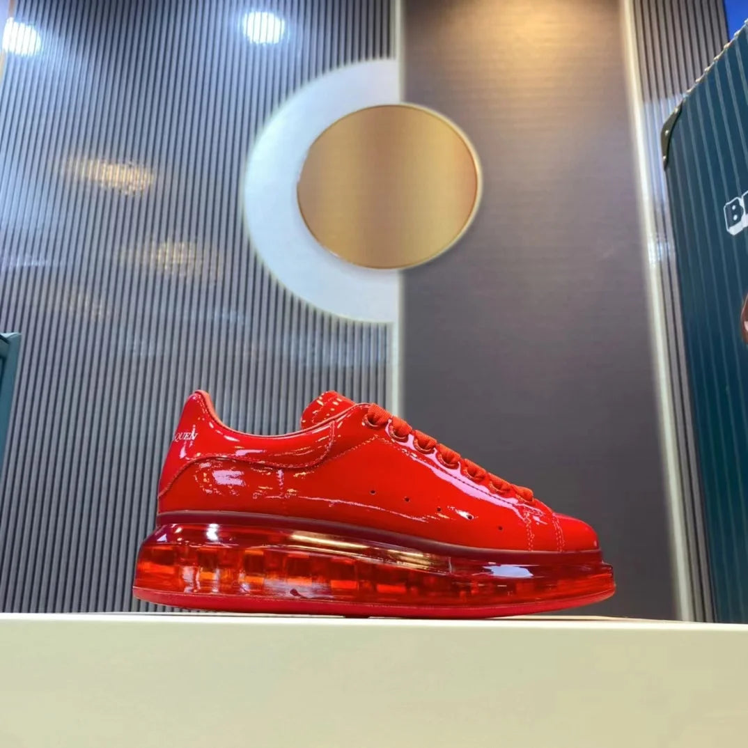 Luxury Men’s Patent Leather Platform Shoes