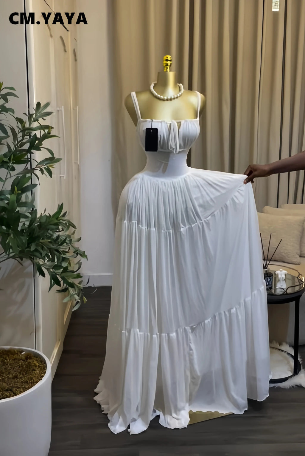 Sleeveless Big Swing Maxi Dress