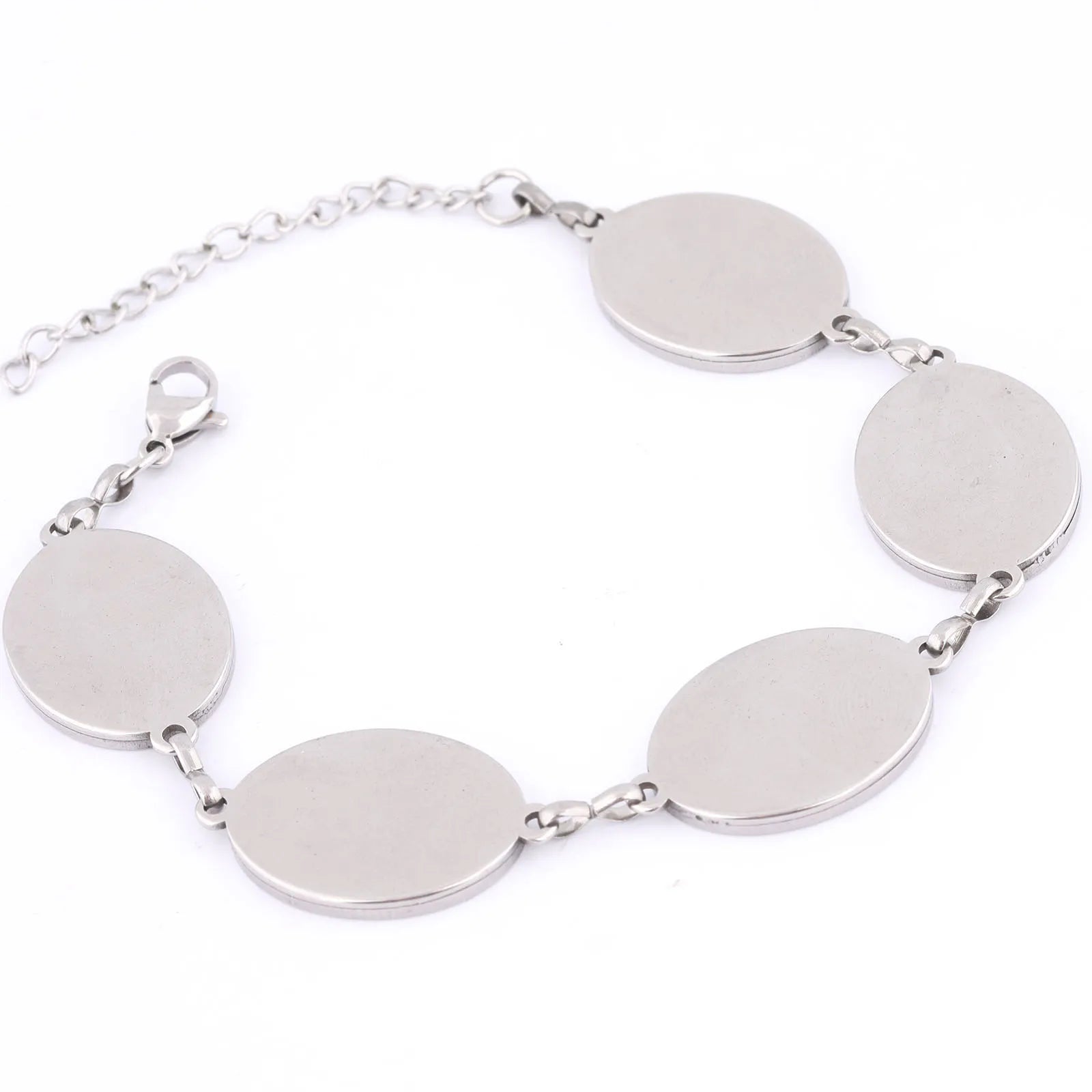 Oval Stainless Steel Bracelet