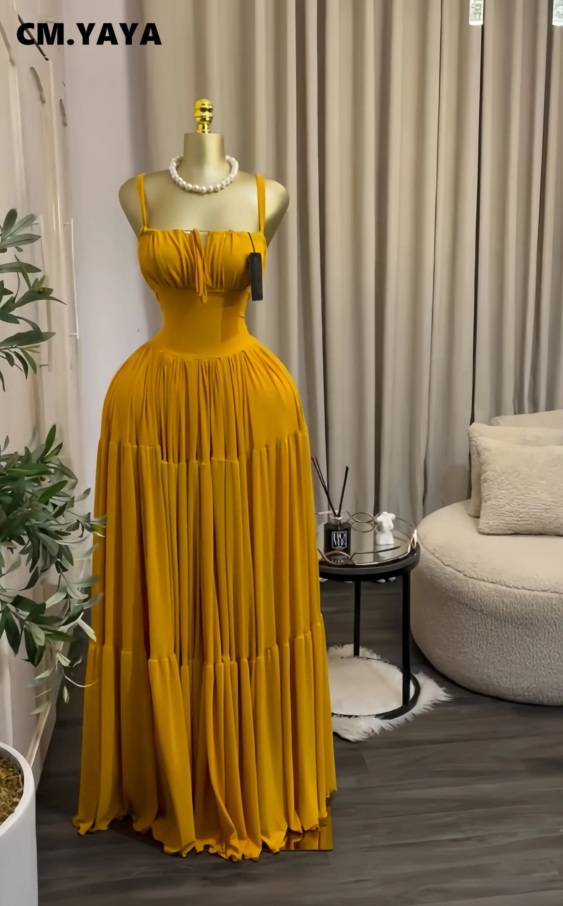 Sculpted Halter Maxi Dress