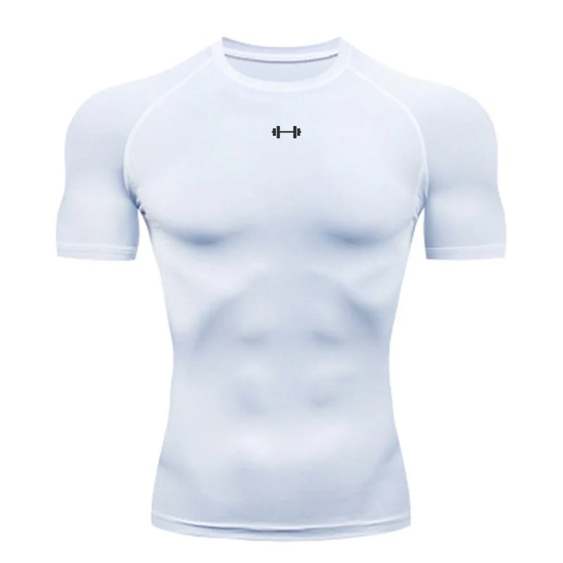 HANRAN Men's Quick Dry Sport Compression T-Shirt