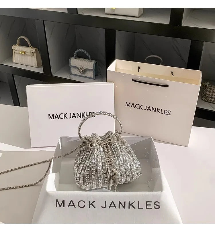 Luxury Rhinestone Crystal Evening Clutch Bag