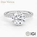 Classic Six-Prong Lab Diamond Ring