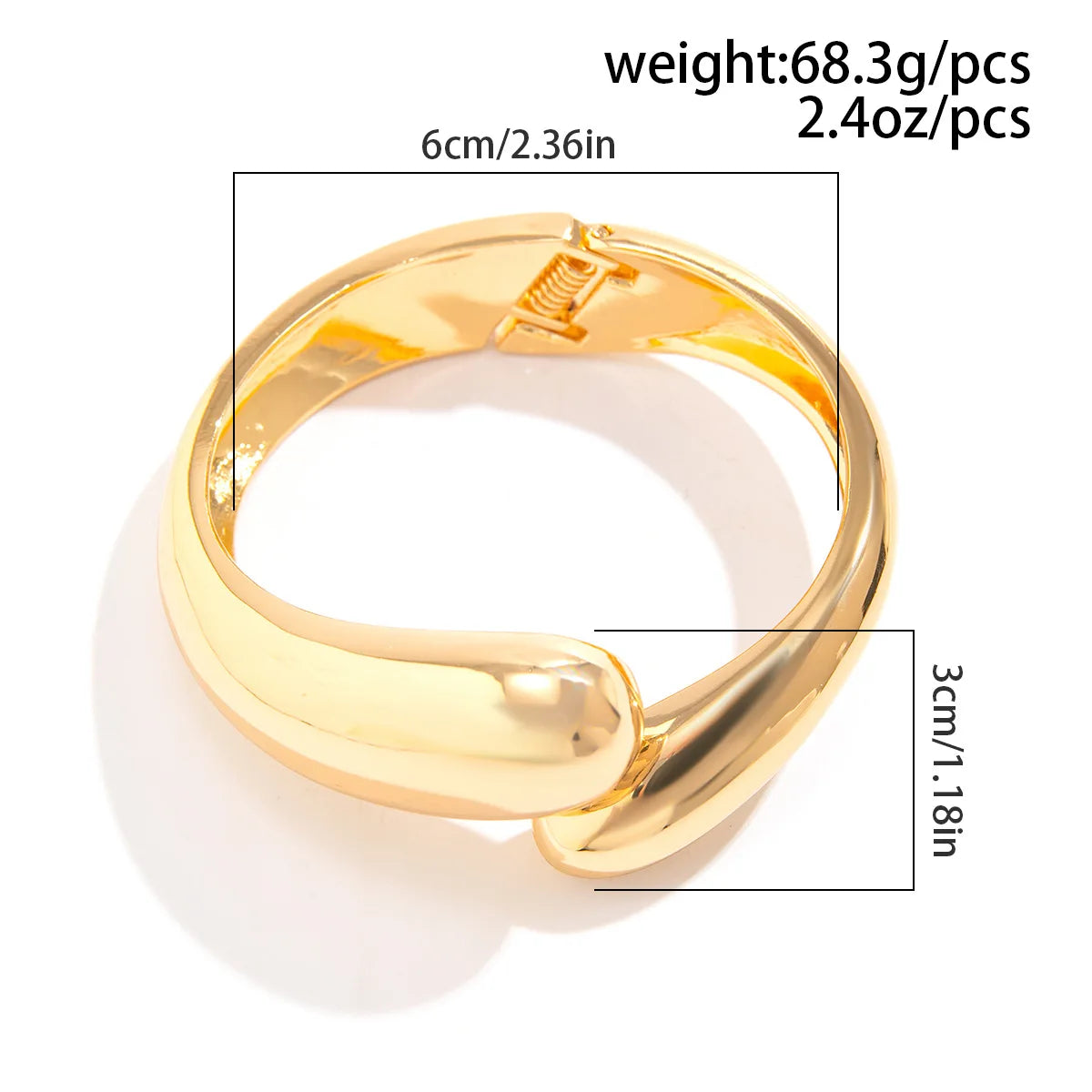Sculptural Cuff Bracelet