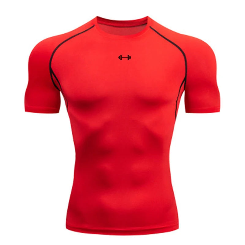 HANRAN Men's Quick Dry Sport Compression T-Shirt