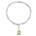 Luxury Yellow Simulated Diamond Jewelry Set
