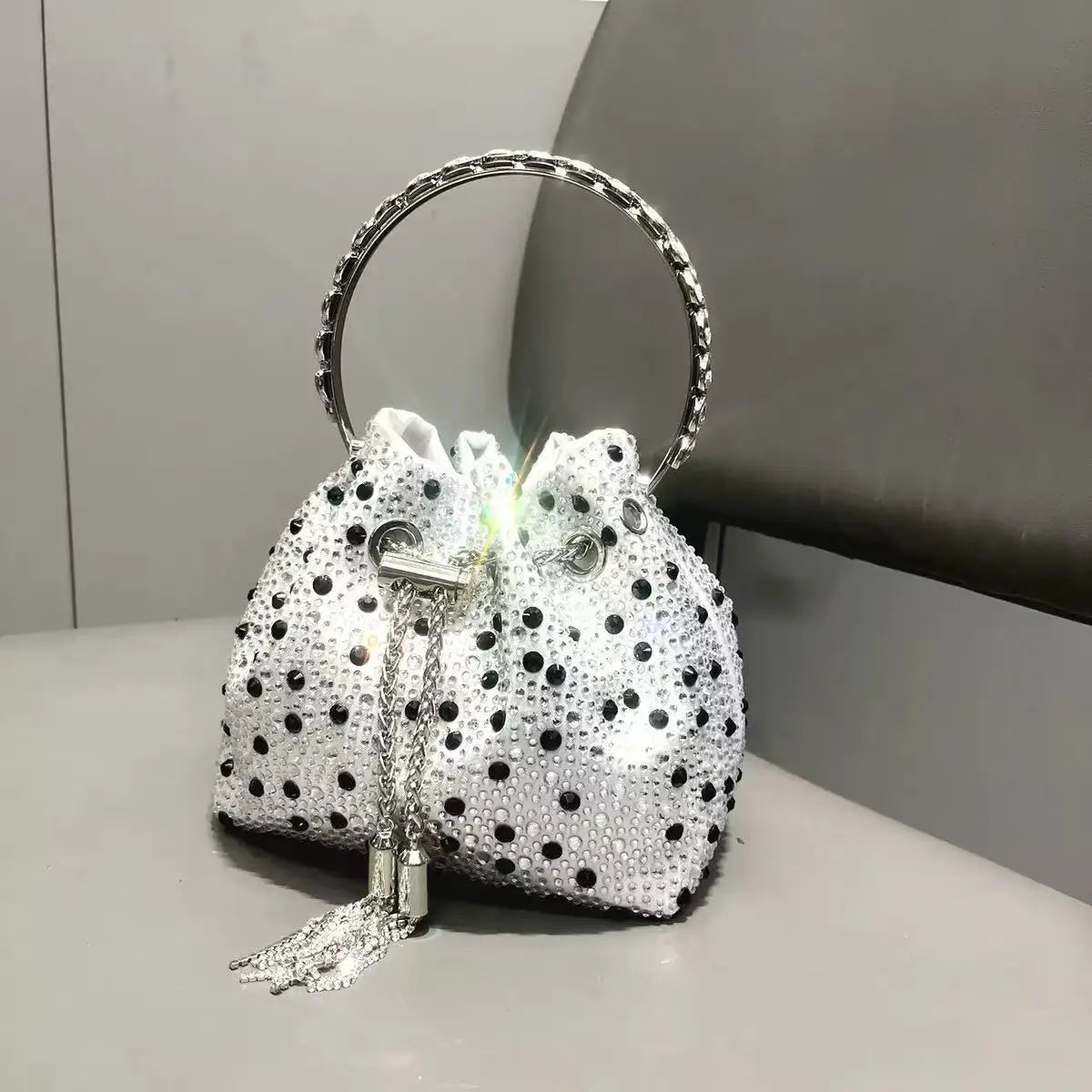 Luxury Rhinestone Crystal Evening Clutch Bag