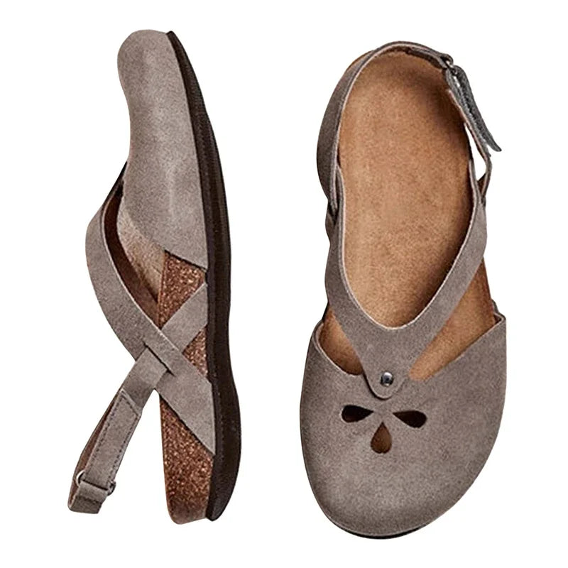 Women's Flat Ankle-Wrap Summer Sandals